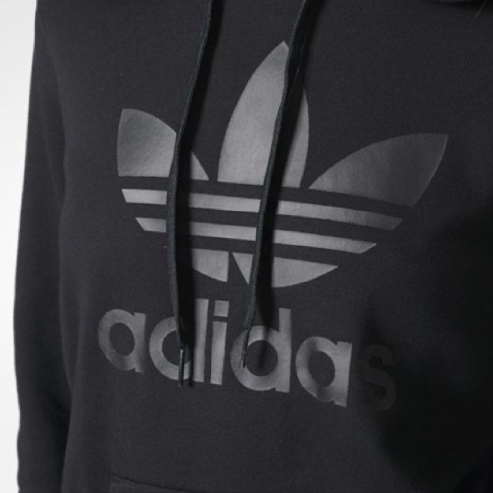 Adidas Originals Bayan Tape Logo Hoodie NWOT - Picture 5 of 9